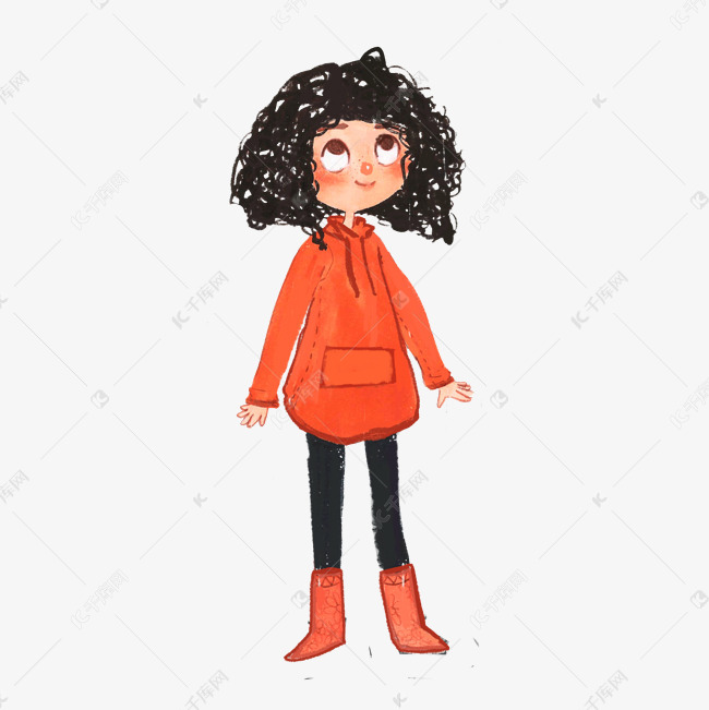 爆炸头女生