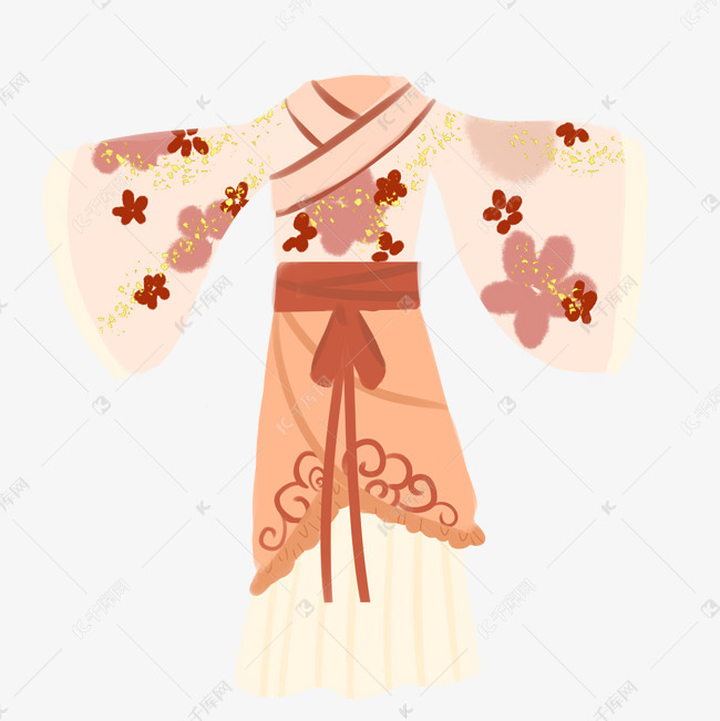 汉服古装服装插画