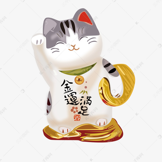 招财猫雕像
