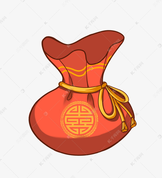 金色红色福袋