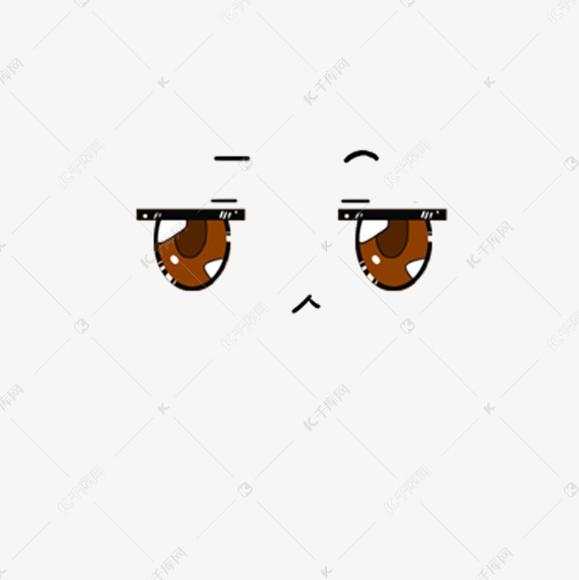 表情包卡通手绘苦脸