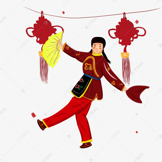 春节扭秧歌