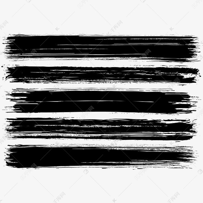 黑色直线条纹