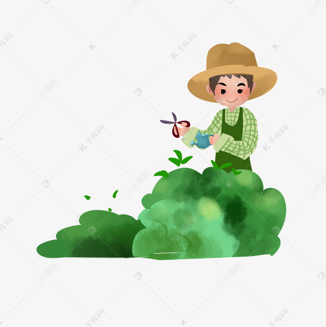 教师节辛勤园丁可爱卡通人物