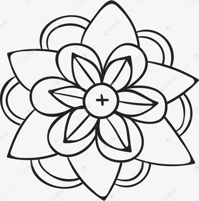 简易手绘曼陀罗