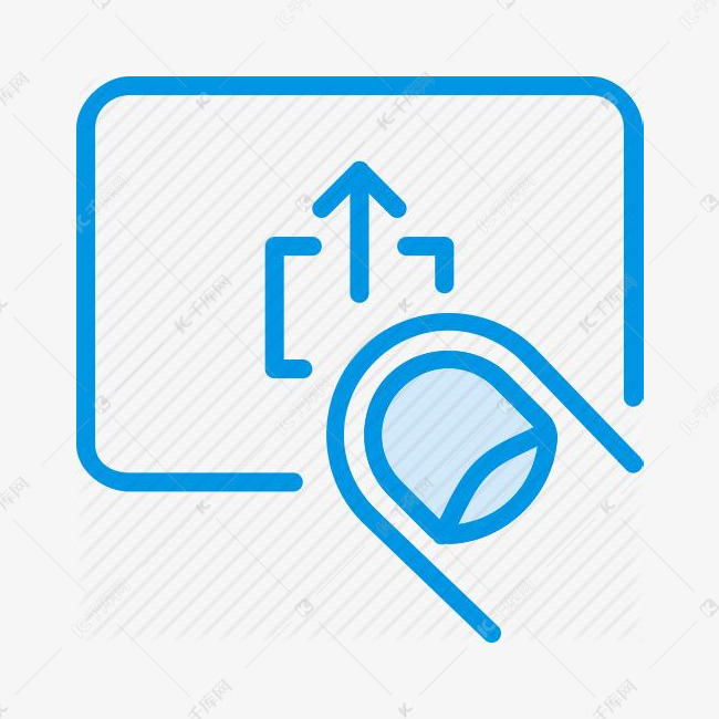 向上滑动解锁图标