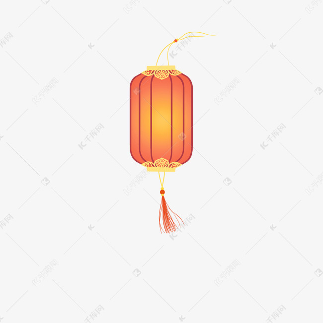 猪年中国风长灯笼png