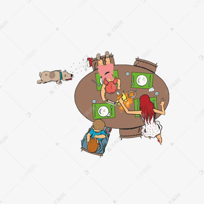 饭桌上的不文明就餐素材图片免费下载_高清p