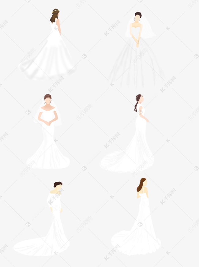 手绘抹胸婚纱_抹胸婚纱