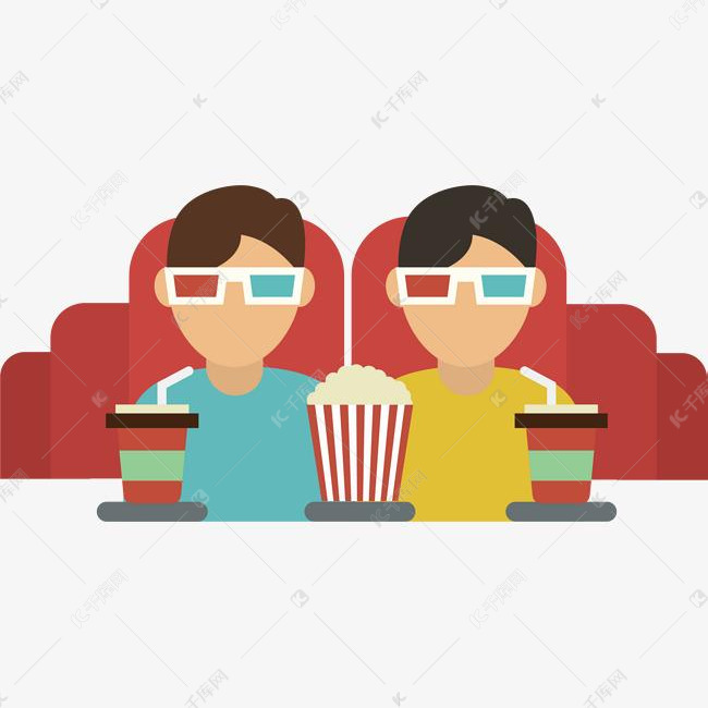 电影节看电影的男孩素材图片免费下载_高清png_千库网