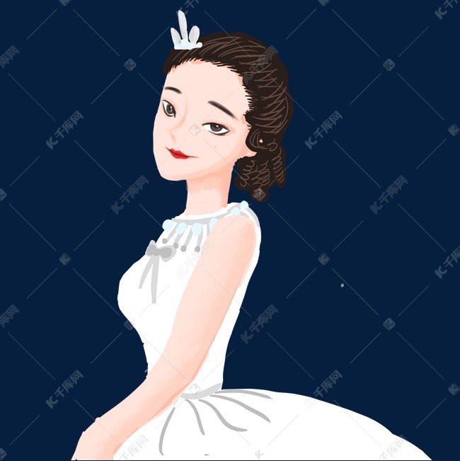 白婚纱卡通_情侣头像卡通婚纱(3)