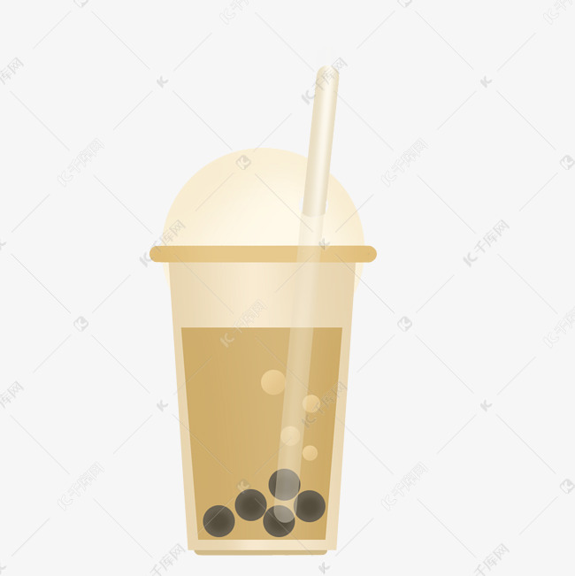 一杯奶茶免抠png素材