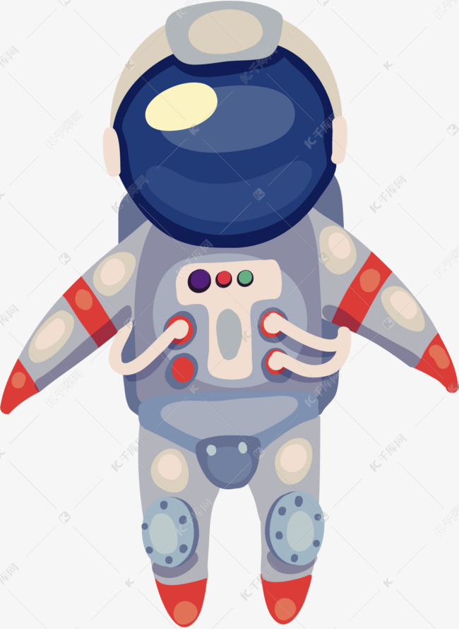 航天人物插画的素材免抠水彩宇航员宇航员人物宇航员插画航空航天科技
