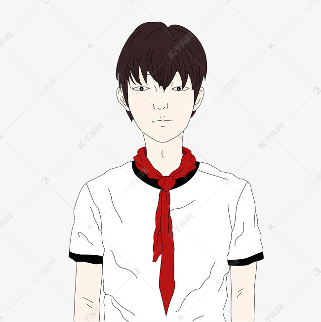 开学季红领巾少年