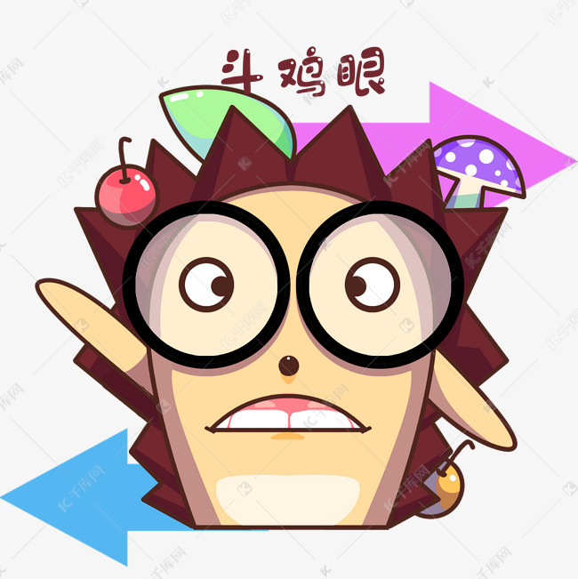 表情小卡通刺猬斗鸡眼单人花样滑冰羽生结玄解说词图片