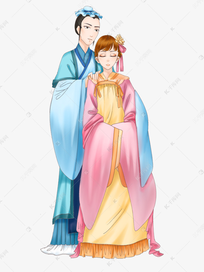 七夕情人节牛郎织女人物