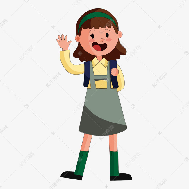 摆手再见png下载的素材免抠摆手再见卡通人物人物介绍矢量人物人物