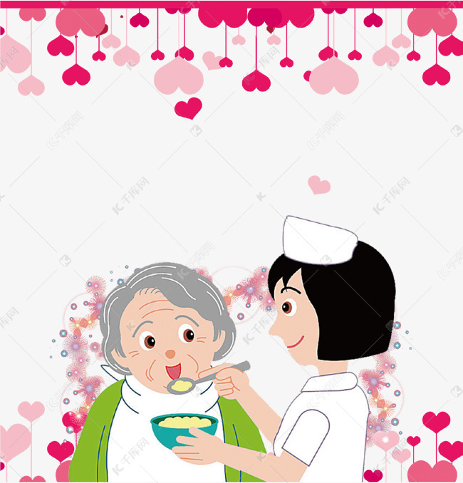 卡通手绘护士节插画免抠的素材免抠护士爱心海报卡通手绘白衣天使插画