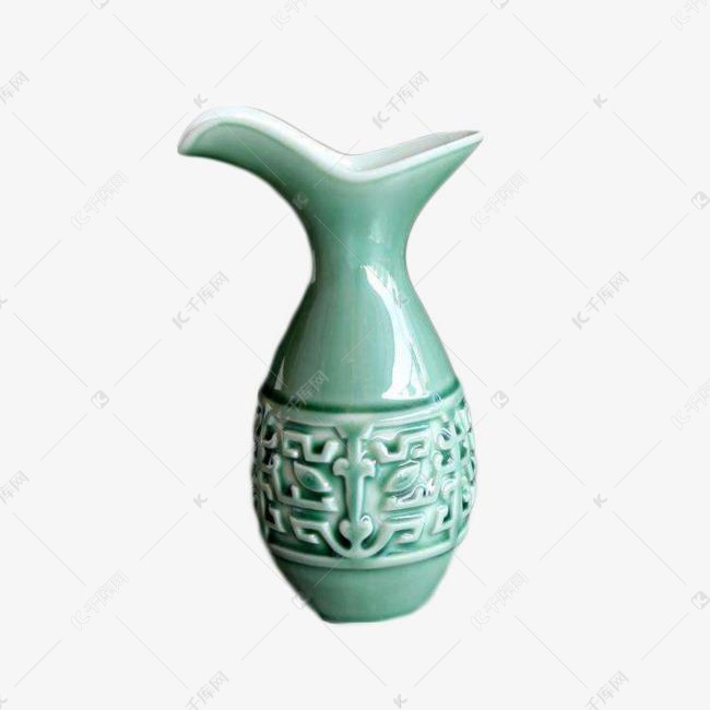 青色古典古代酒瓶