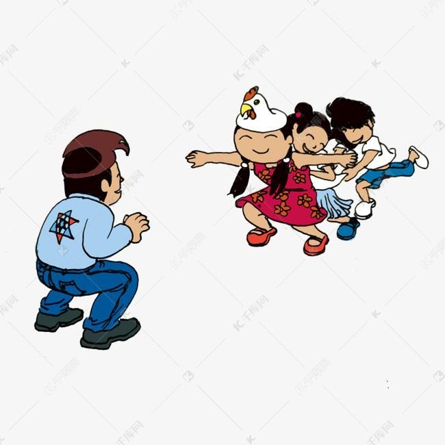 儿时的老鹰捉小鸡