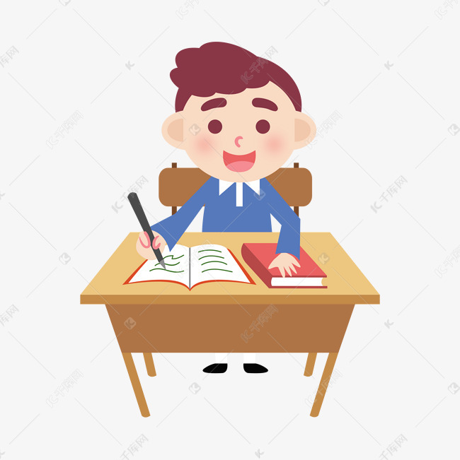 学生                                            写字