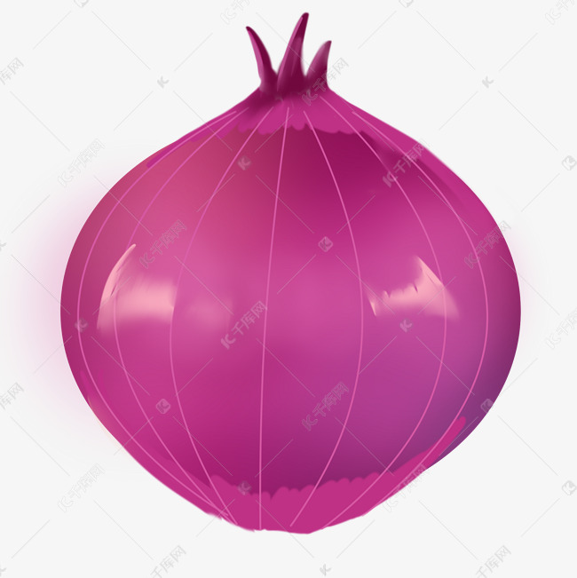 卡通插画洋葱蔬菜