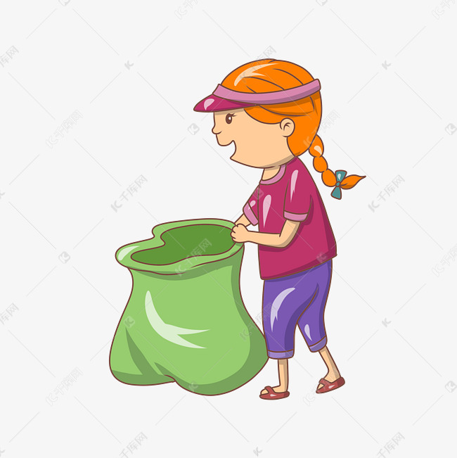 捡垃圾女孩