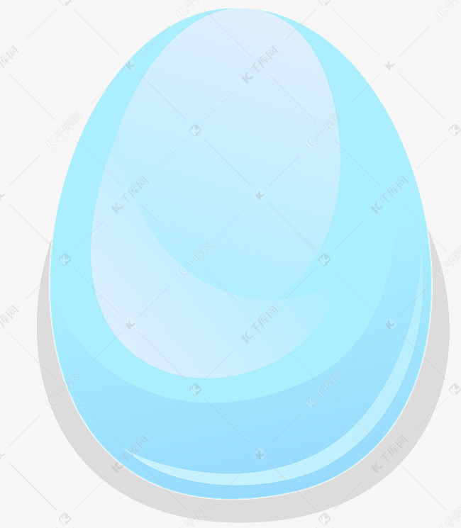 椭圆形水滴装饰矢量图形