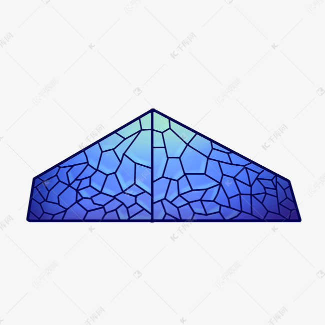 手绘北京水立方插画