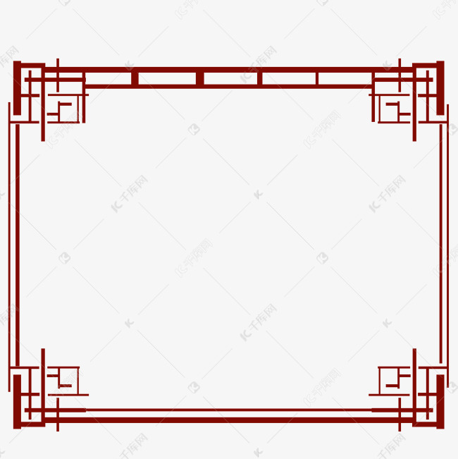 传统中国风边框插画