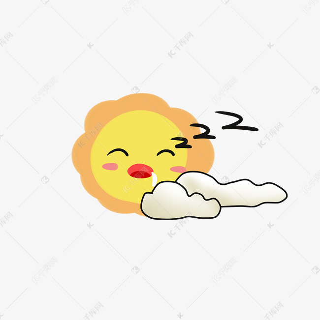 扁平风云后睡觉的太阳