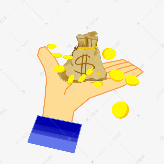 创意金融插画绘图