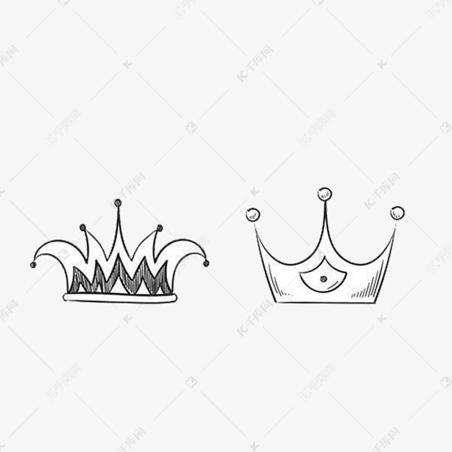 简单线条皇冠素材