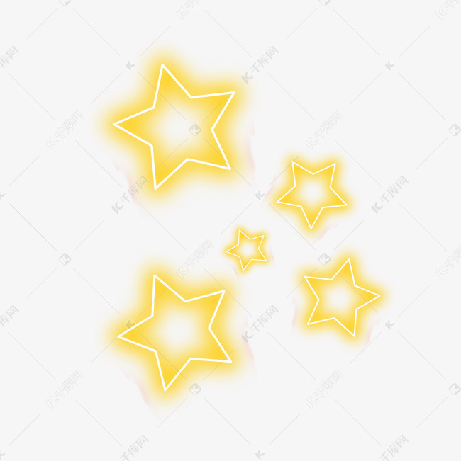 卡通手绘可爱星星