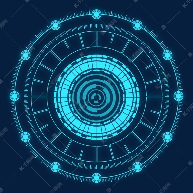 科技开启元素图标高清图