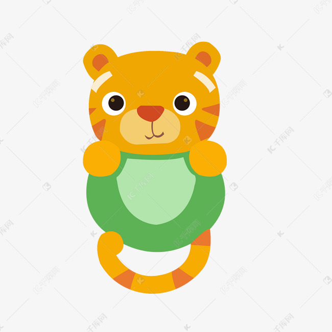 卡通母婴玩具小老虎
