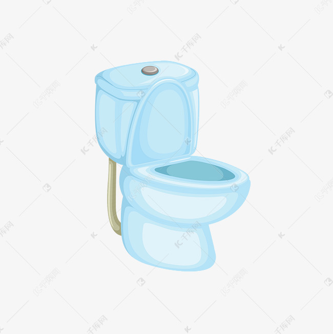 卫生间马桶卡通图的素材免抠卡通马桶      坐便器手绘图冲水马桶
