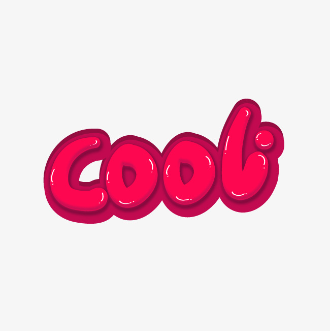 红色简约cool