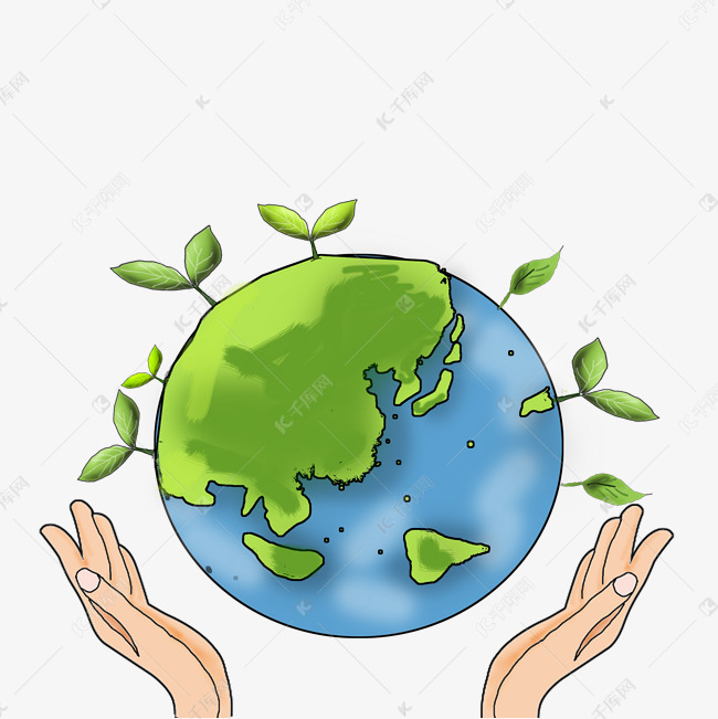 绿色地球日手托地球保护地球素材图片免费下载_高清