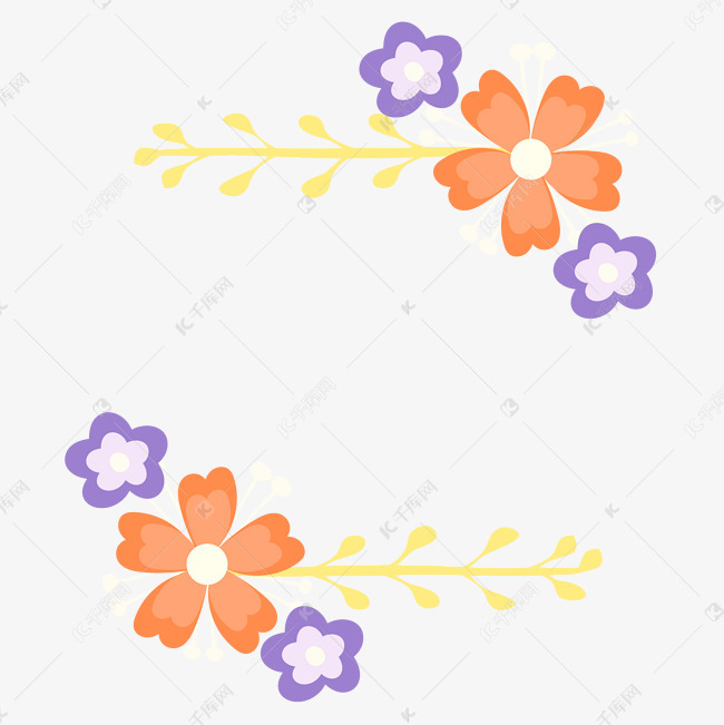 小清新花边花环免扣