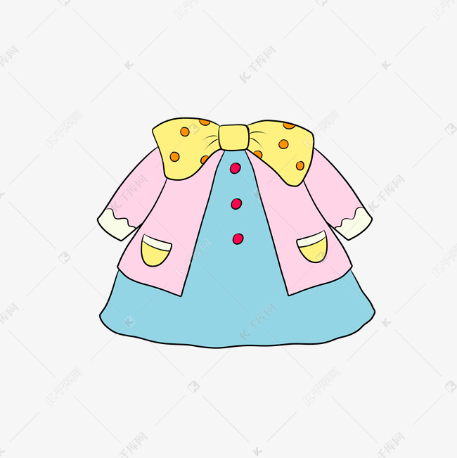 粉色儿童衣服 卡通免抠素材图片免费下载_高清psd_千
