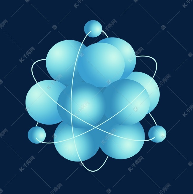 蓝色化学分子结构