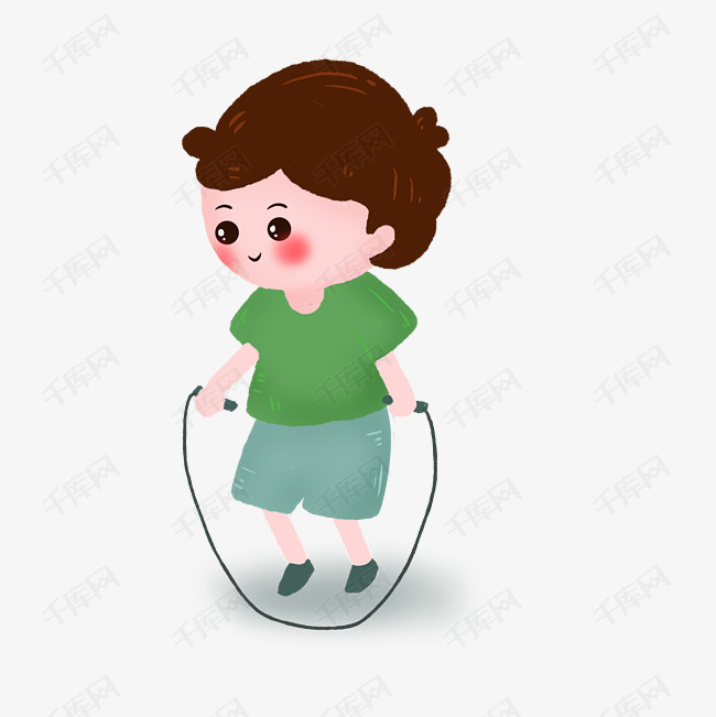 跳绳小孩子