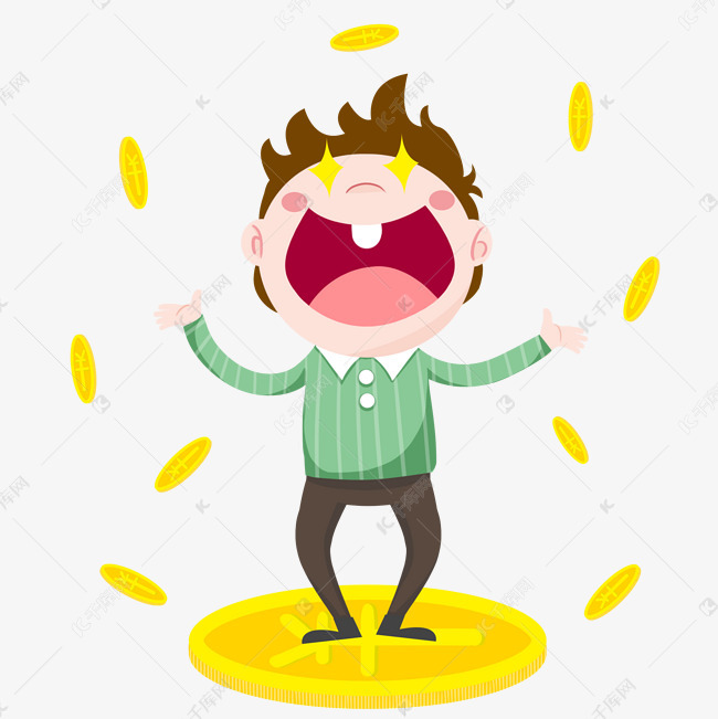 天上掉金币素材图片免费下载-千库网