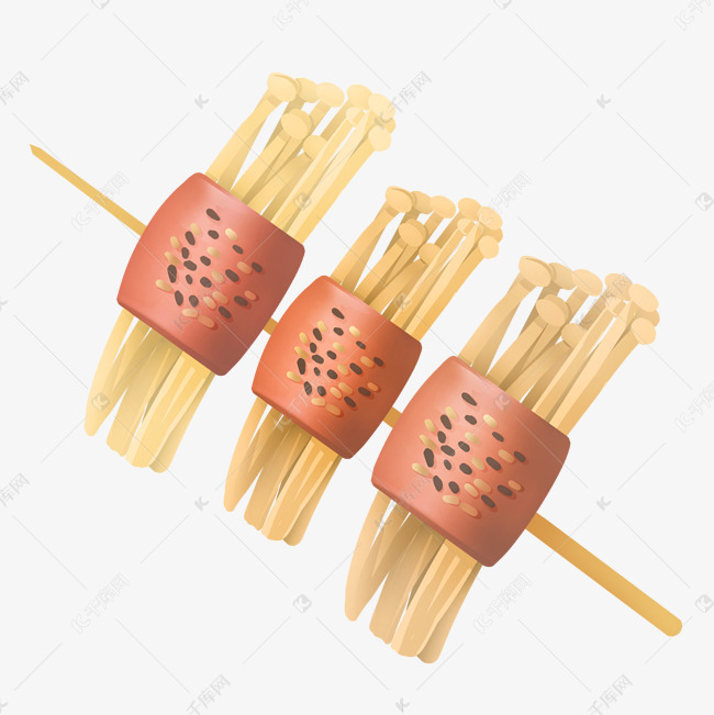 烧烤金针菇