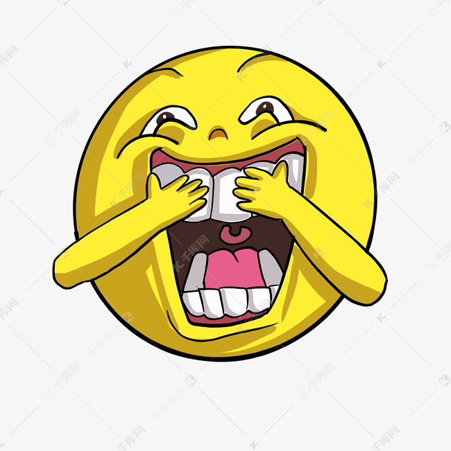 捂嘴大笑的小黄人插画素材图片免费下载-千库网