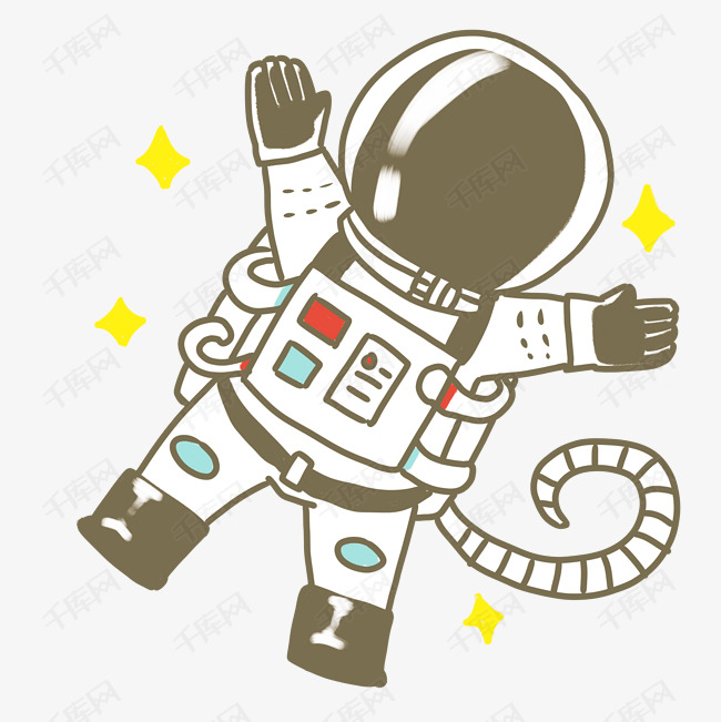 载人航天太空插画