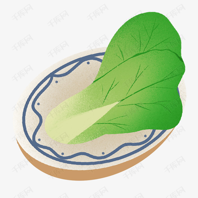 青菜卡通png素材