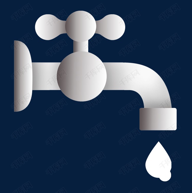 家具五金水龙头插画