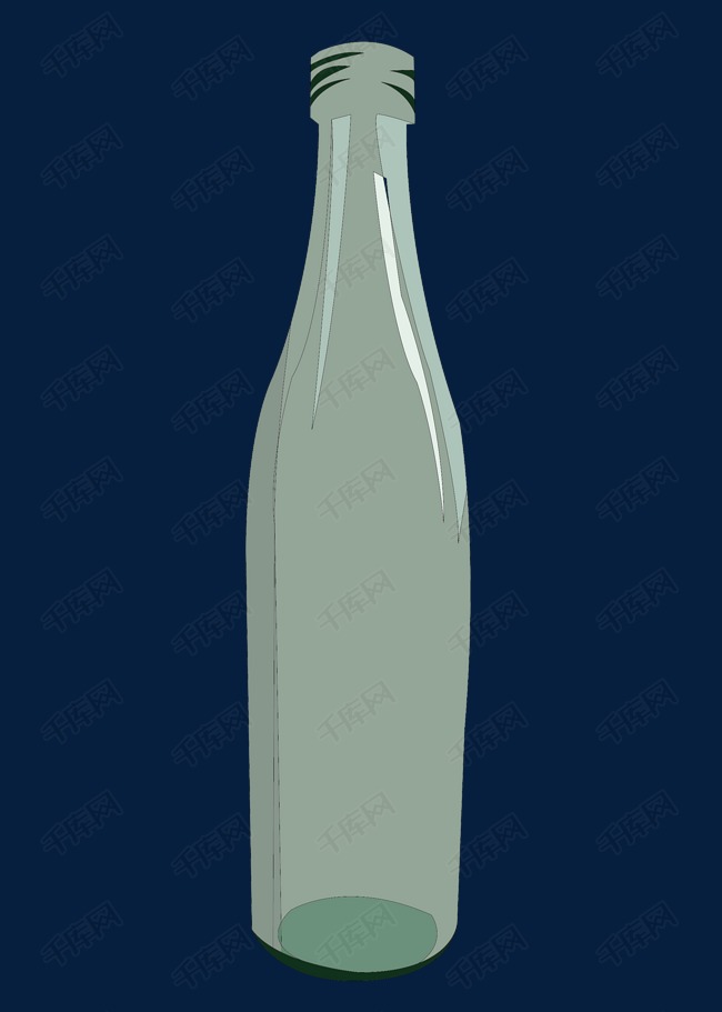 绿色啤酒瓶